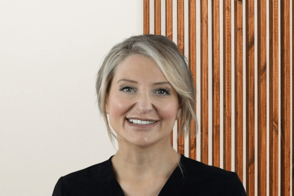 A member of the Rugby Smiles dental team